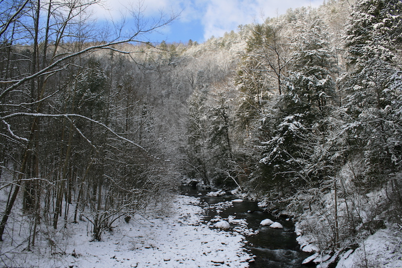 West Prong Little River Snow