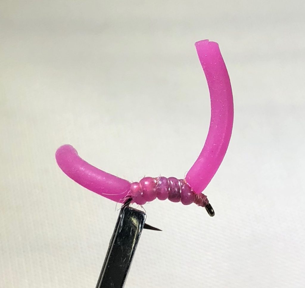 Tactical San Juan Worm Hot Pink - Tungsten Beadhead