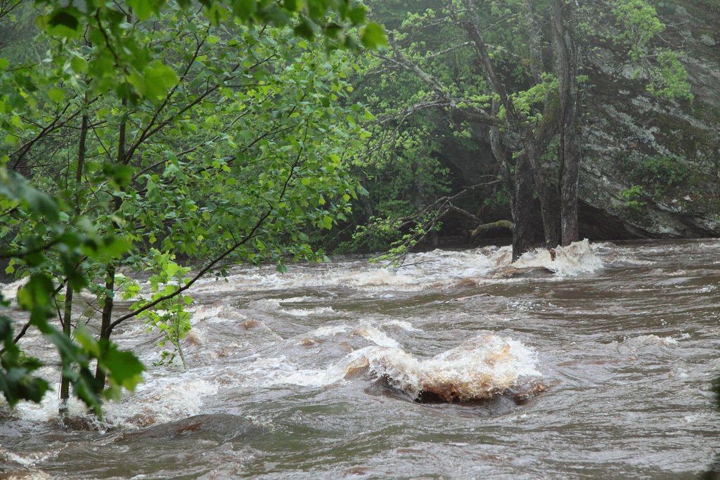 Flooded Little River, TN