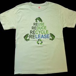 fly fishing recycling t-shirt