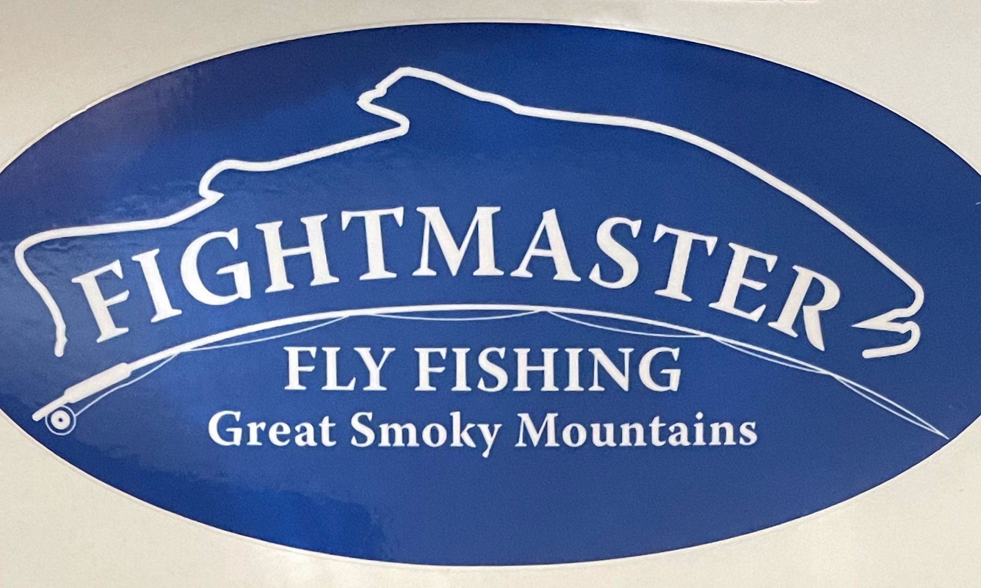 fly fishing sticker