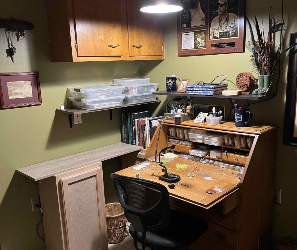 Rob Fightmaster Fly Tying Desk