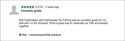 fightmaster fly fishing review 110